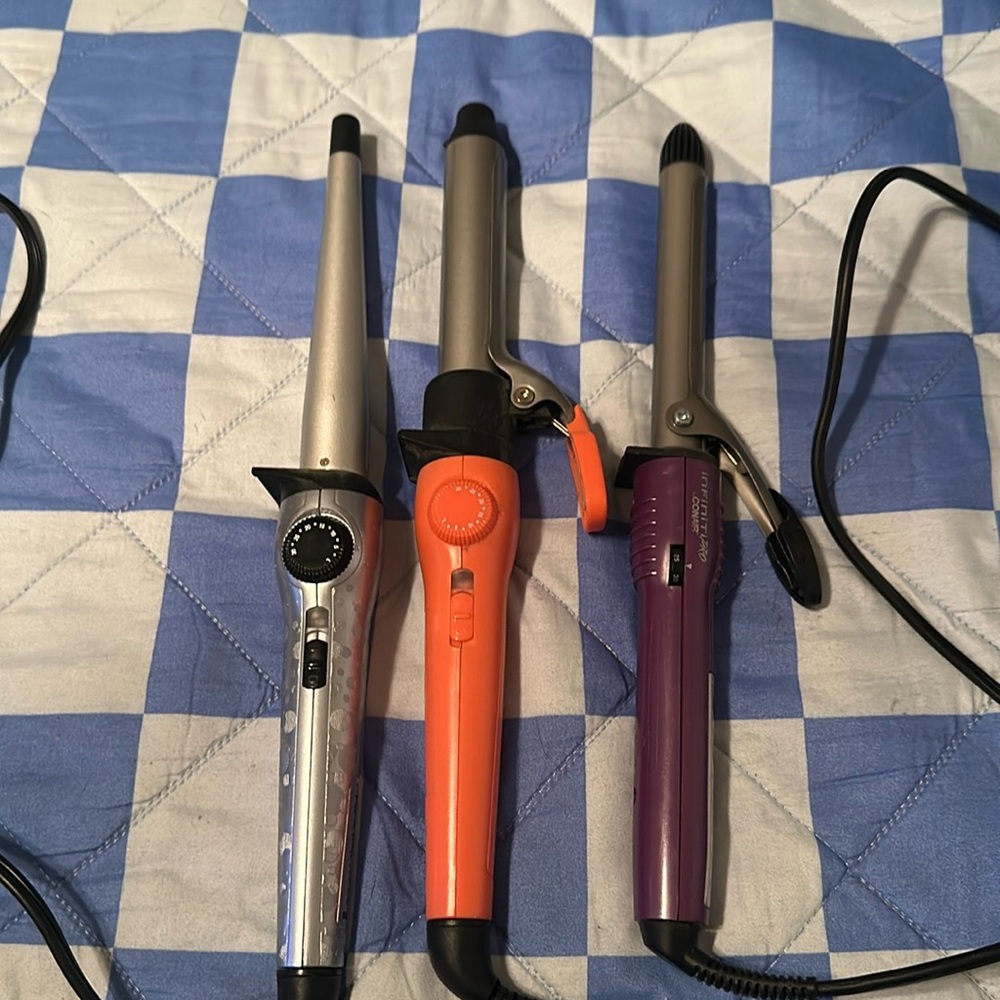Curling wand & two curling irons